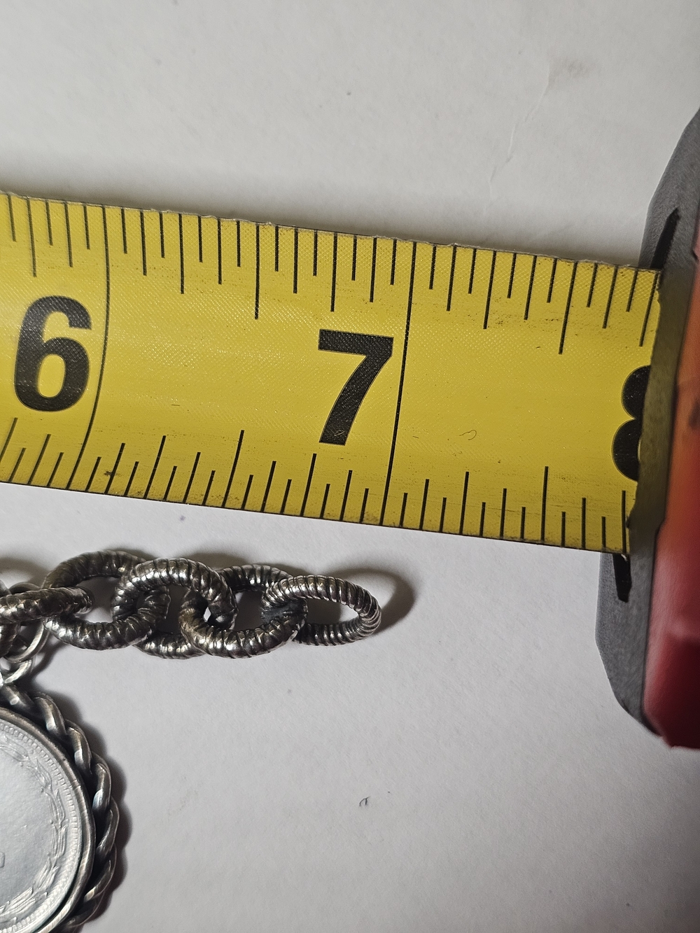 Custom Silver-Tone Israeli Coin Charm Bracelet - 7" Length - Picture 5 of 5